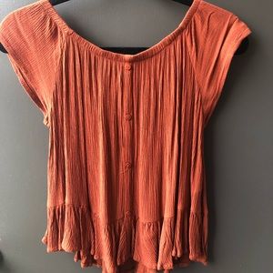 Flowy nice casual fall top 🍂